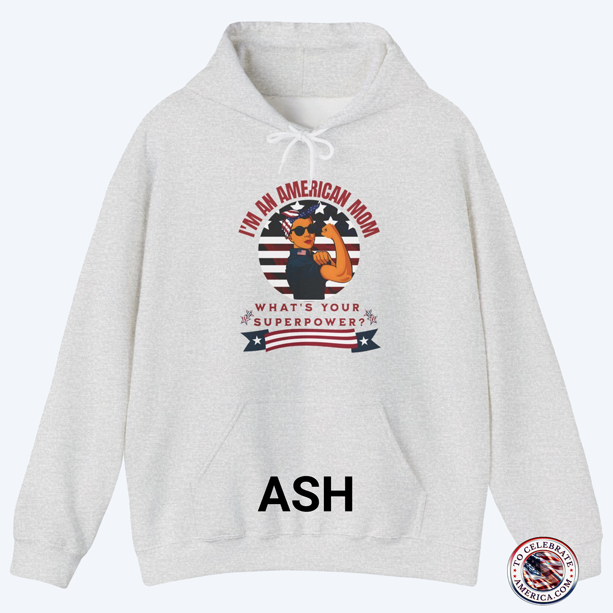 Patriotic Mom Hoodie - Image 2