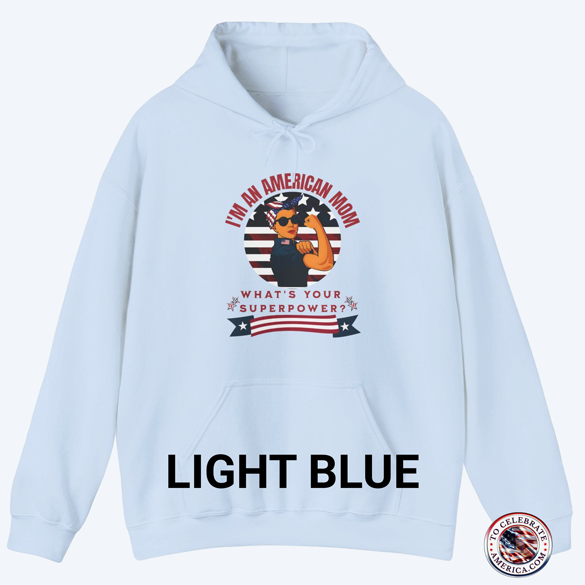 Patriotic Mom Hoodie - Image 4