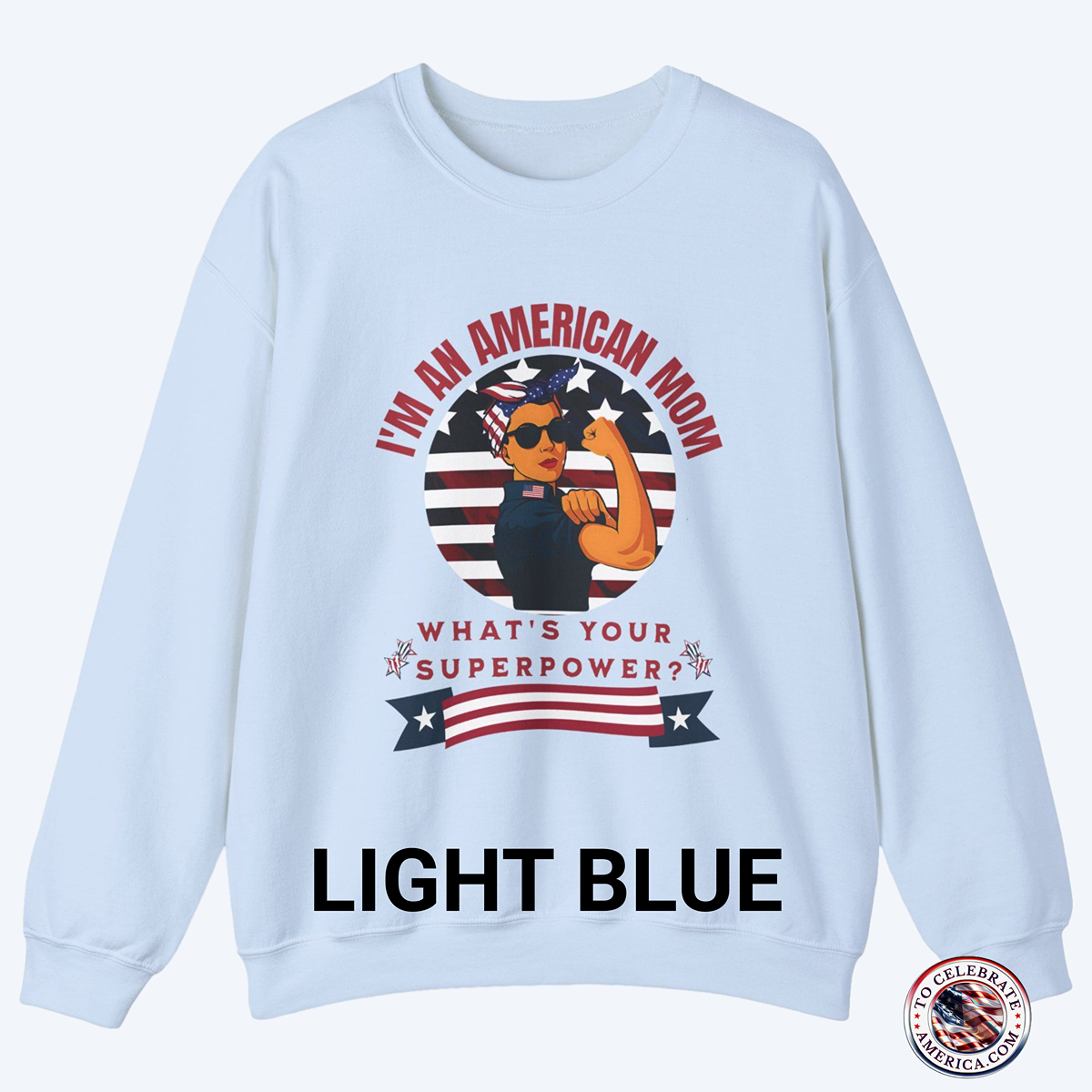 Patriotic Mom Sweatshirt - Image 4