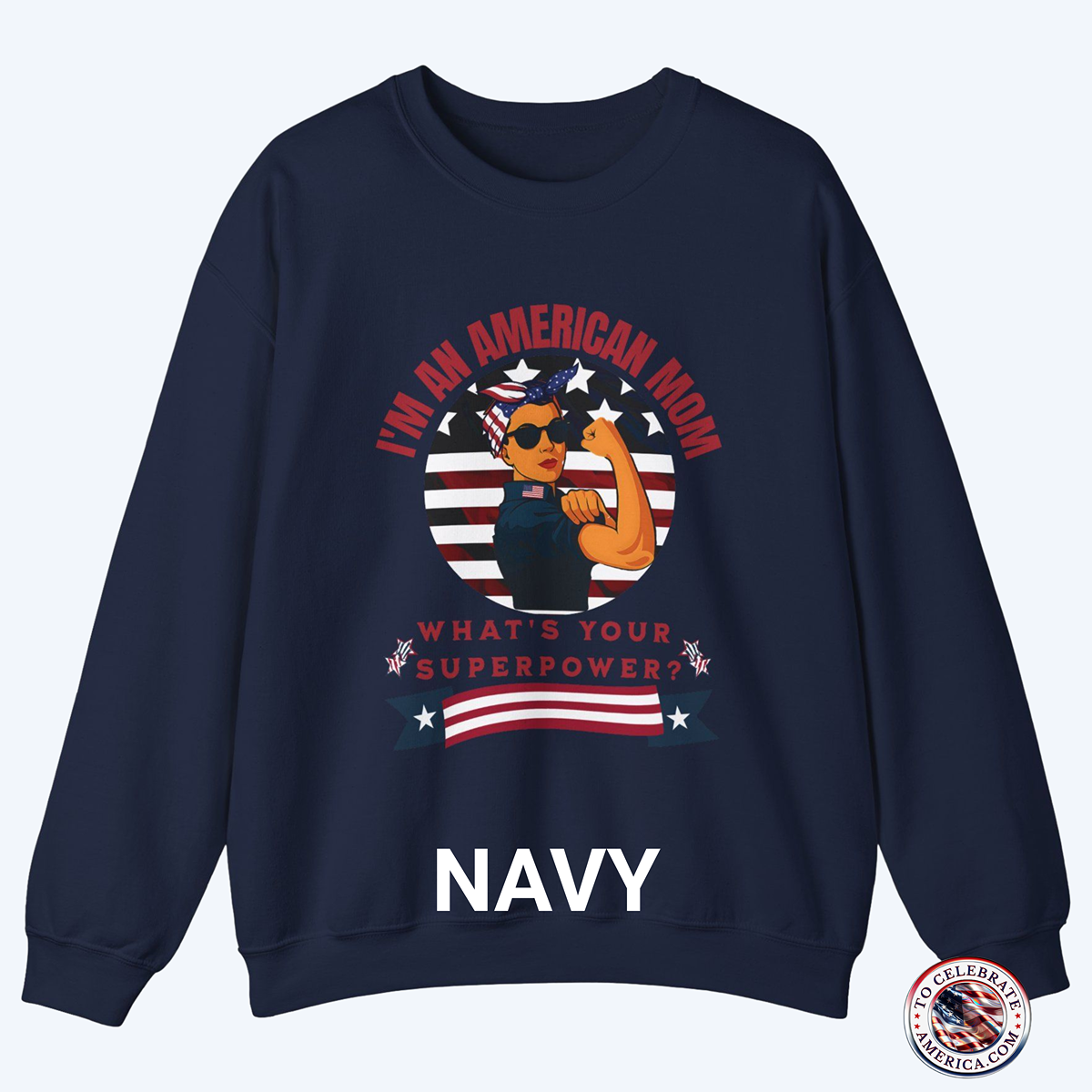 Patriotic Mom Sweatshirt - Image 5