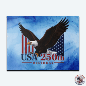 Canvas Art - Patriotic Eagle 250th Birthday Celebration