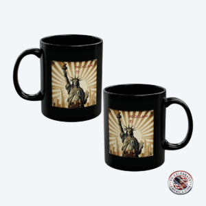 Mug Vintage Art Deco Statue of Liberty Design