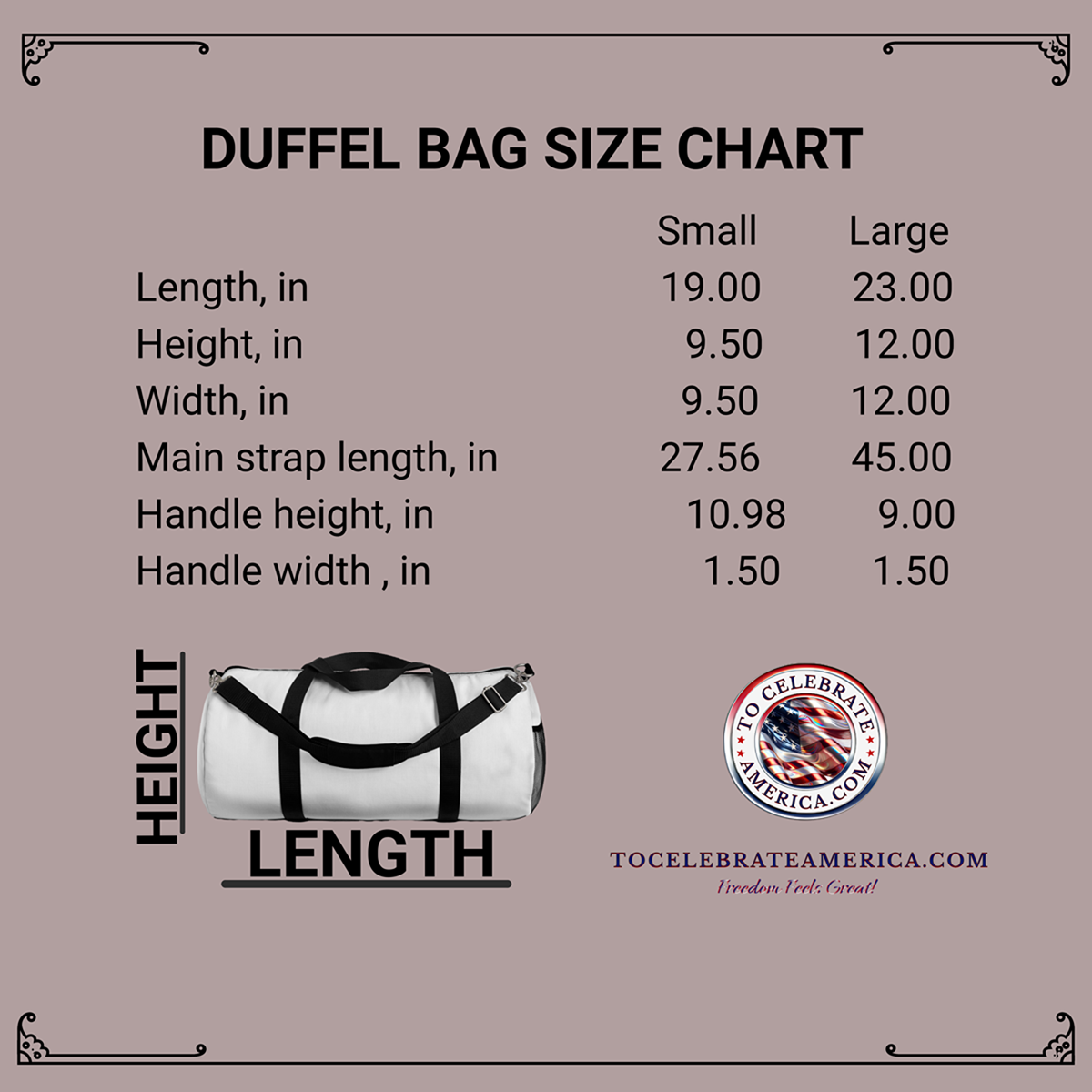 Patriotic Red and White Stars Duffel Bag - Ideal for Gym, Travel, Sporting Events, Gifts for Adventurers, Patriotic Celebrations - Image 6