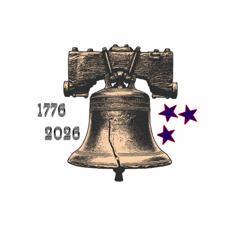 The Liverty embellished with stars and text that reads 1776 - 2026