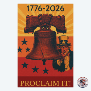 Patriotic Matte Posters, Liberty Bell Decorative Wall Art, USA History Decor, Independence Day Celebration, Vintage Style Home Decor