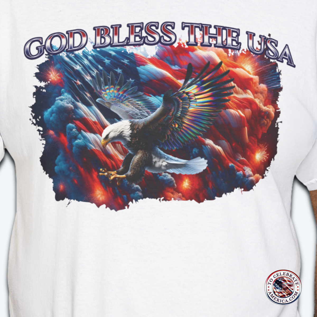 God Bless The USA Tshirt, Patriotic 4th Of July Shirt, Star Spangled Banner Tee - Image 3