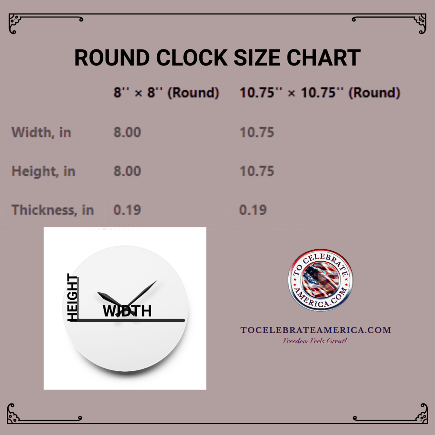 Wall Clock - Mid-Century Statue Of Liberty Design, Patriotic Wall Art - Image 5
