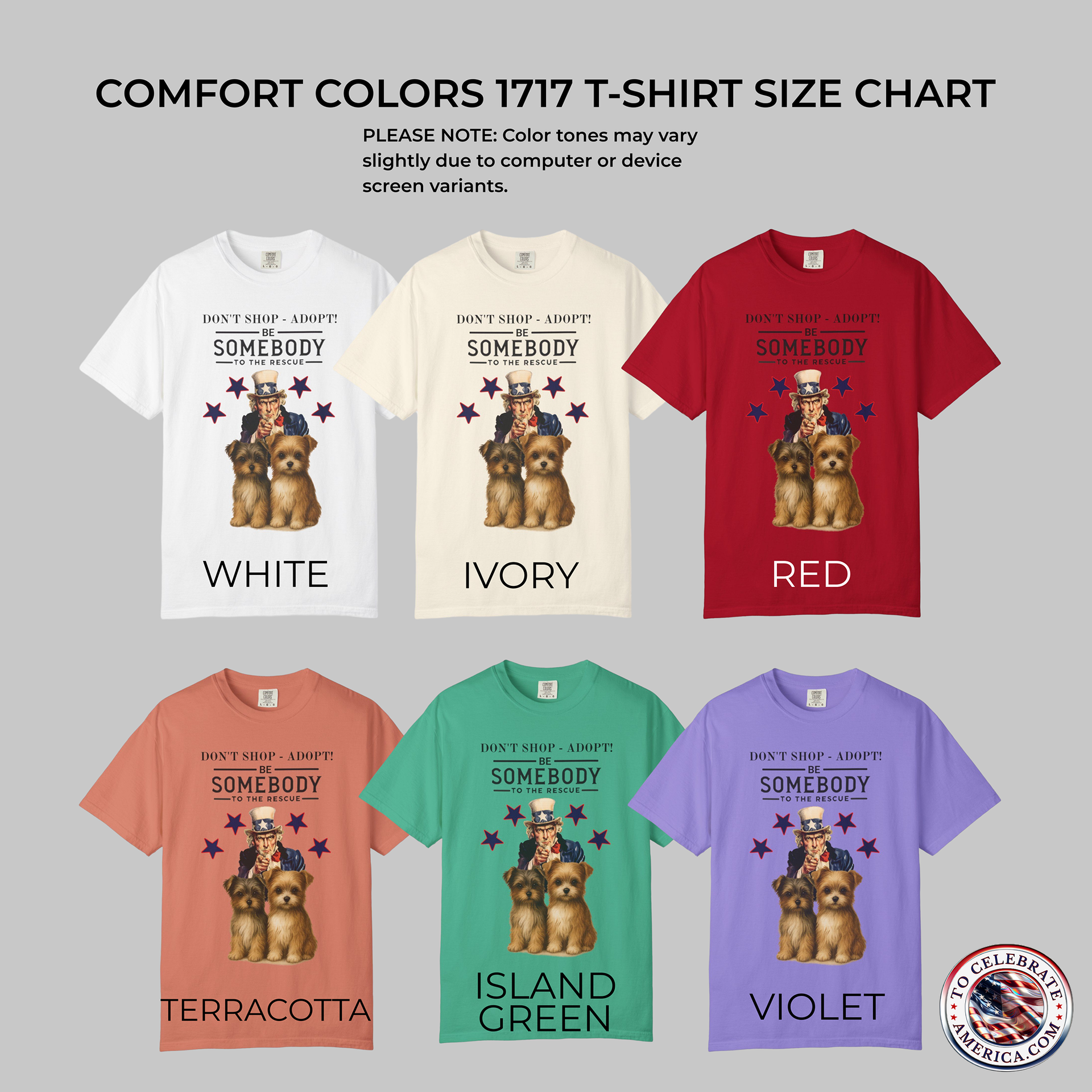 Uncle Sam & Pups Patriotic Tee - Image 5