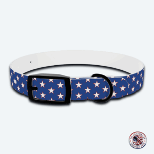Dog Collar - Patriotic Stars Design