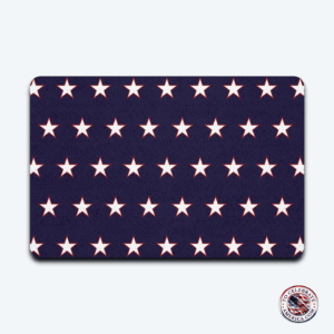Pet Food Mat - Patriotic Stars Design