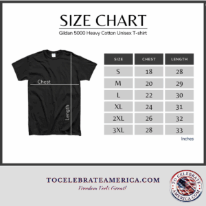 T-Shirt Size Chart